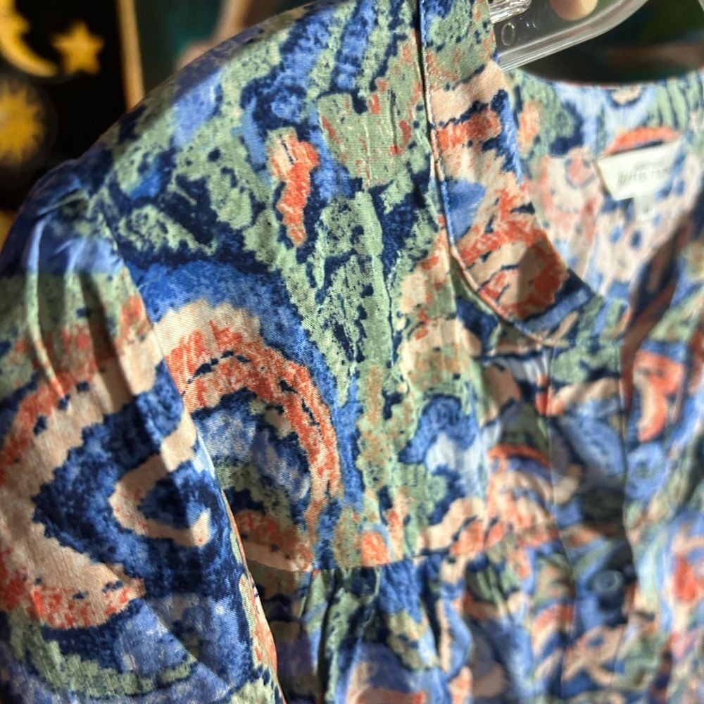 Northern Reflections Multicolor Patterned Blouse - Picture 9 of 14